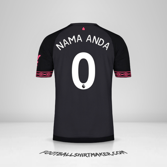 Jersey Everton FC 2018/19 II -  nama anda - 0