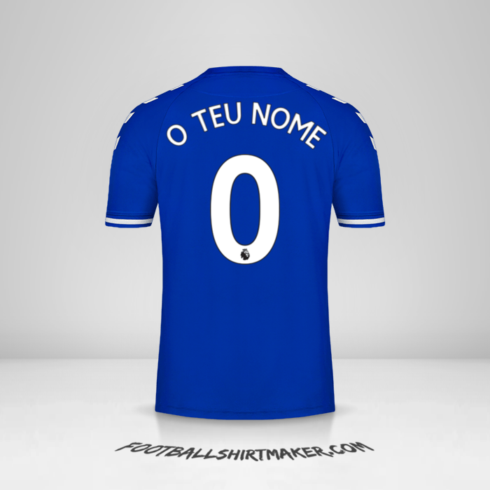 Camisola Everton FC 2020/21 -  o teu nome - 0