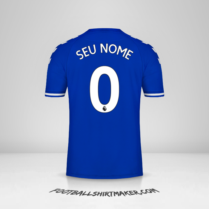 Camisa Everton FC 2020/21 -  seu nome - 0