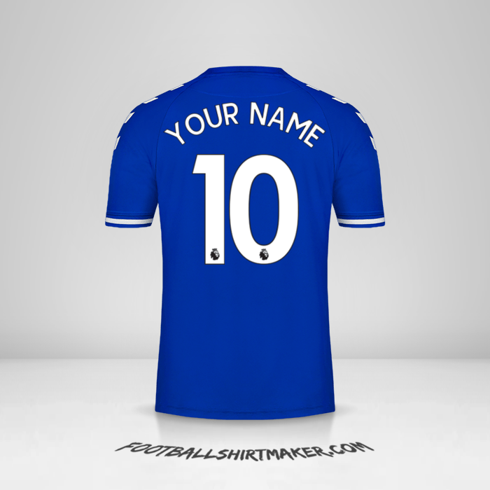 Everton FC 2020/21 jersey number 10 your name