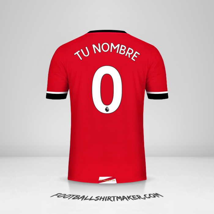 Jersey Southampton FC 2020/21 -  tu nombre - 0