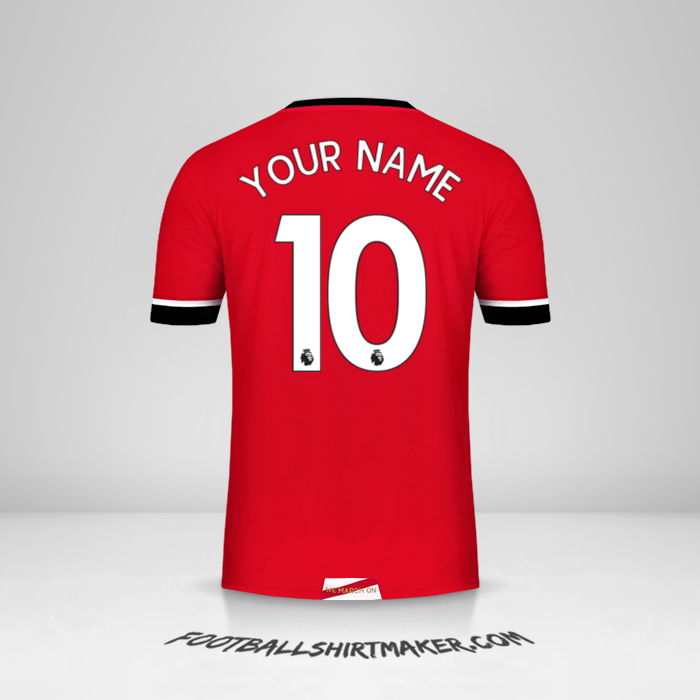 Southampton FC 2020/21 jersey number 10 your name