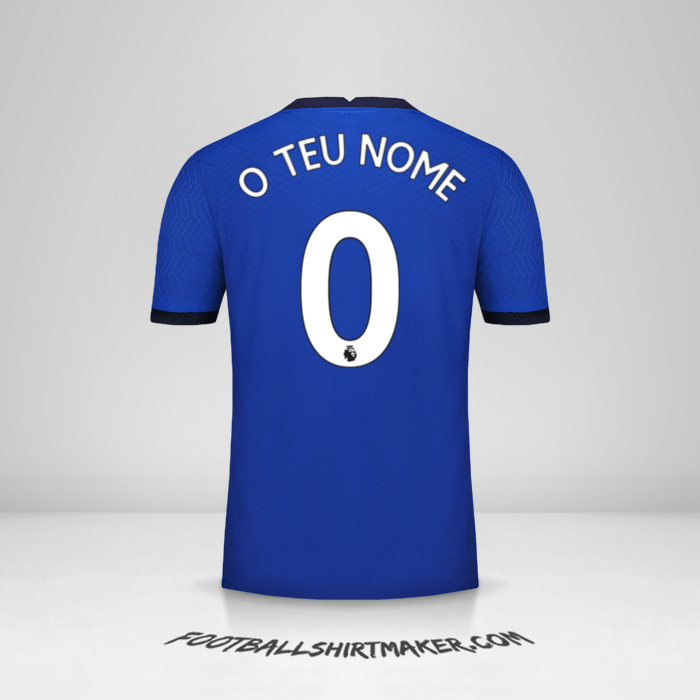 Camisola Chelsea 2020/21 -  o teu nome - 0