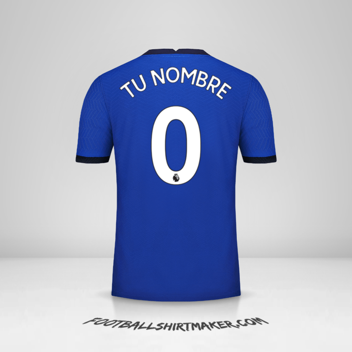 Jersey Chelsea 2020/21 -  tu nombre - 0