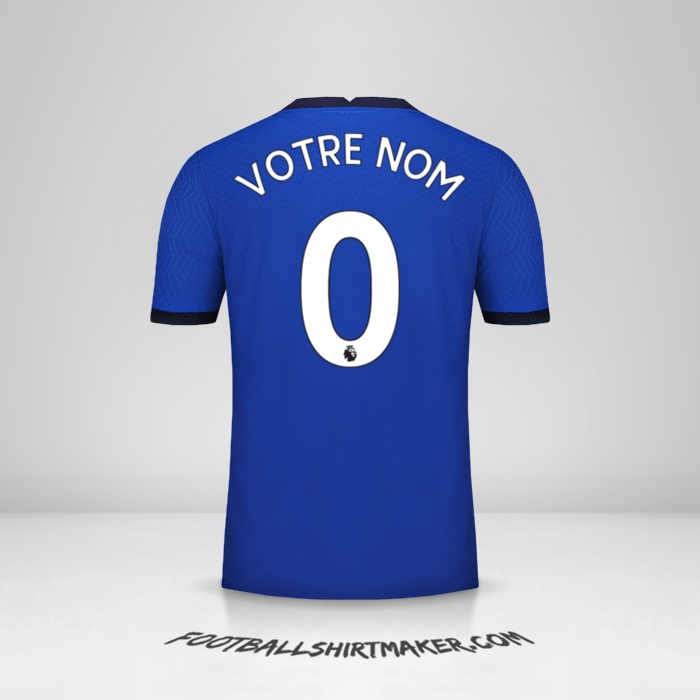 Maillot Chelsea 2020/21 -  votre nom - 0