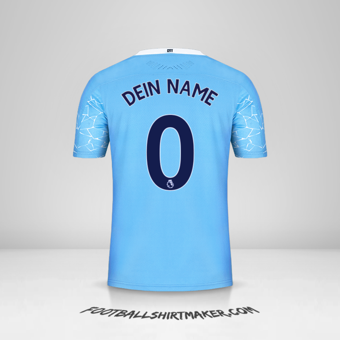 Trikot Manchester City 2020/21 -  dein name - 0