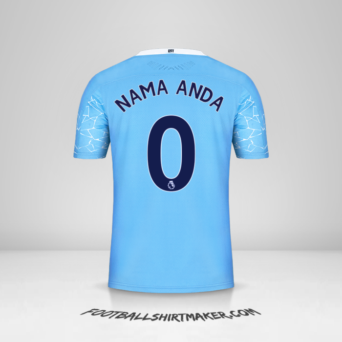 Jersey Manchester City 2020/21 -  nama anda - 0