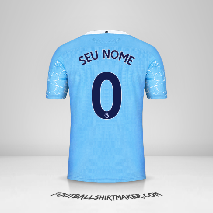 Camisa Manchester City 2020/21 -  seu nome - 0