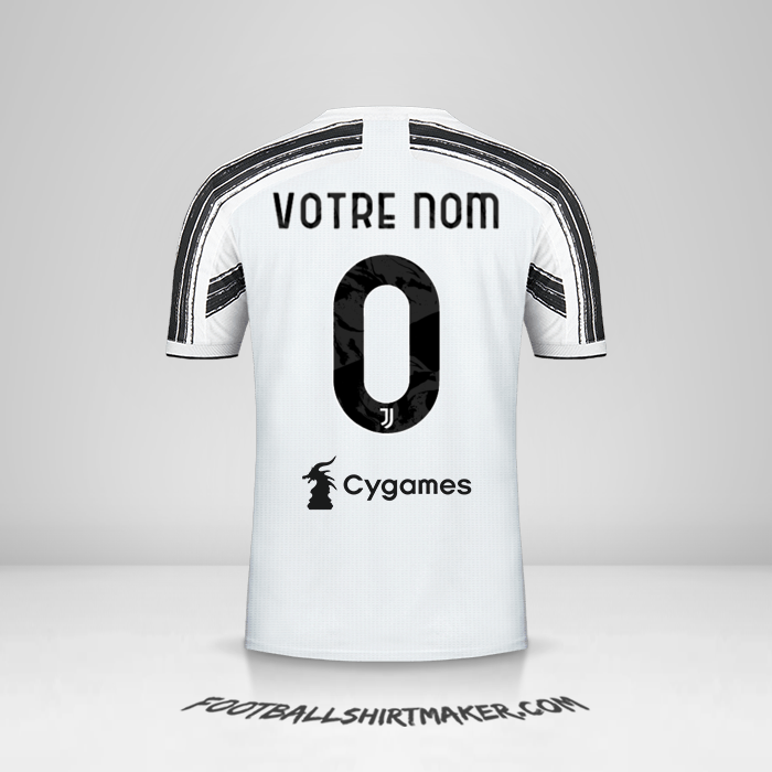 Maillot Juventus FC 2020/21 -  votre nom - 0