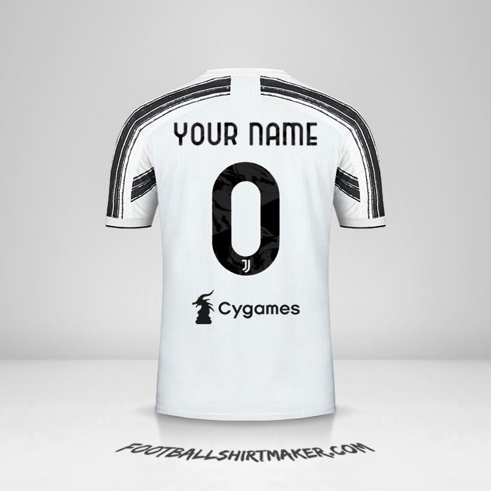 Juventus FC 2020/21 jersey number 0 your name