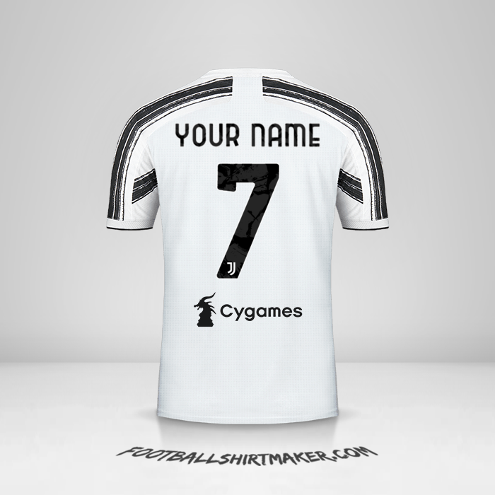 Juventus FC 2020 21 jersey. Create jersey with your name and number