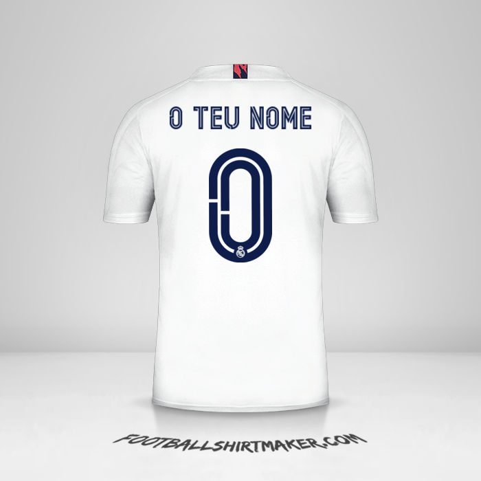 Camisola Real Madrid CF 2020/21 Cup -  o teu nome - 0