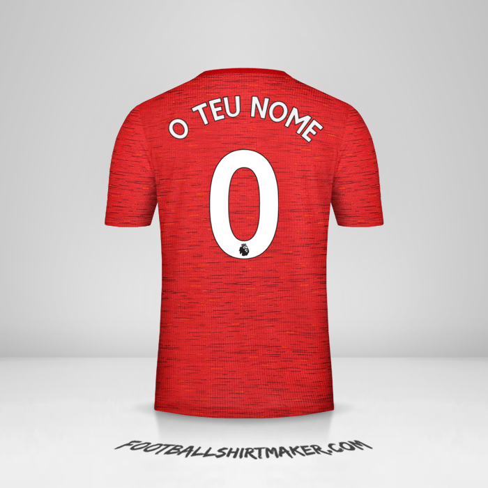 Camisola Manchester United 2020/21 -  o teu nome - 0