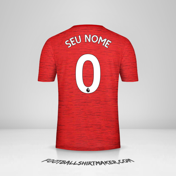 Camisa Manchester United 2020/21 -  seu nome - 0