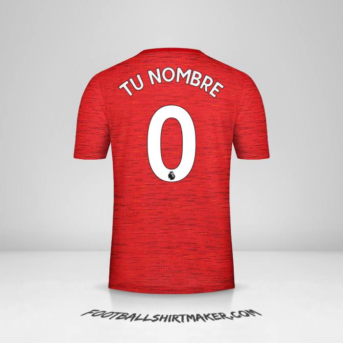 Camiseta Manchester United 2020/21 -  tu nombre - 0