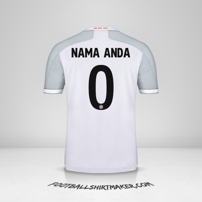 Jersey FC Bayern Munchen 2020/21 Cup II -  nama anda - 0