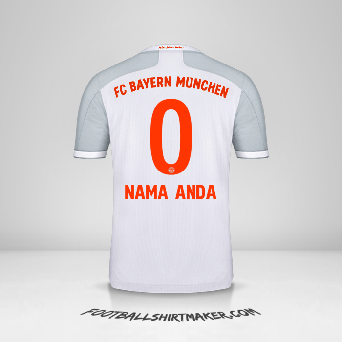 Jersey FC Bayern Munchen 2020/21 II -  nama anda - 0