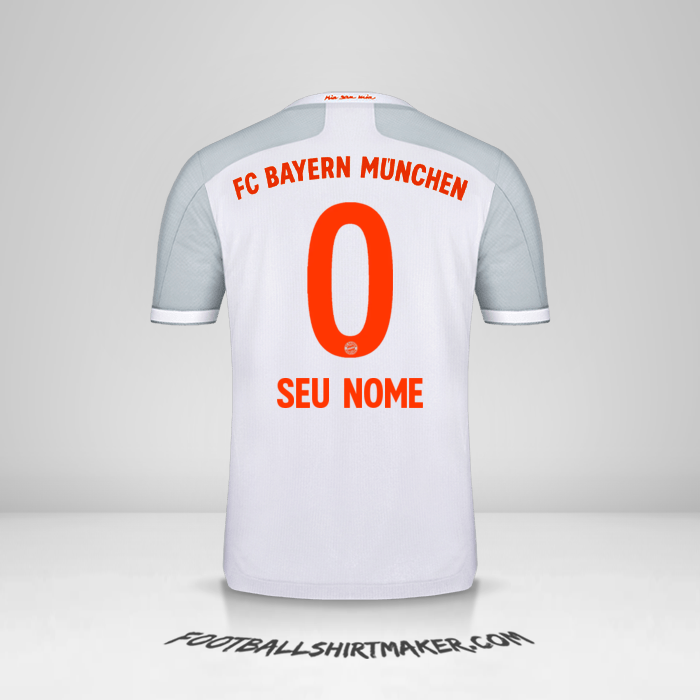 Camisa FC Bayern Munchen 2020/21 II -  seu nome - 0