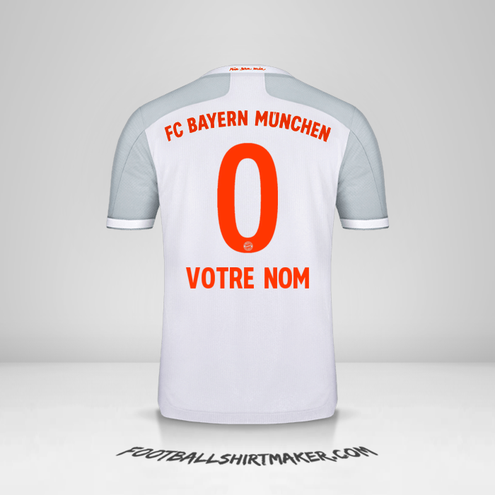 Maillot FC Bayern Munchen 2020/21 II -  votre nom - 0