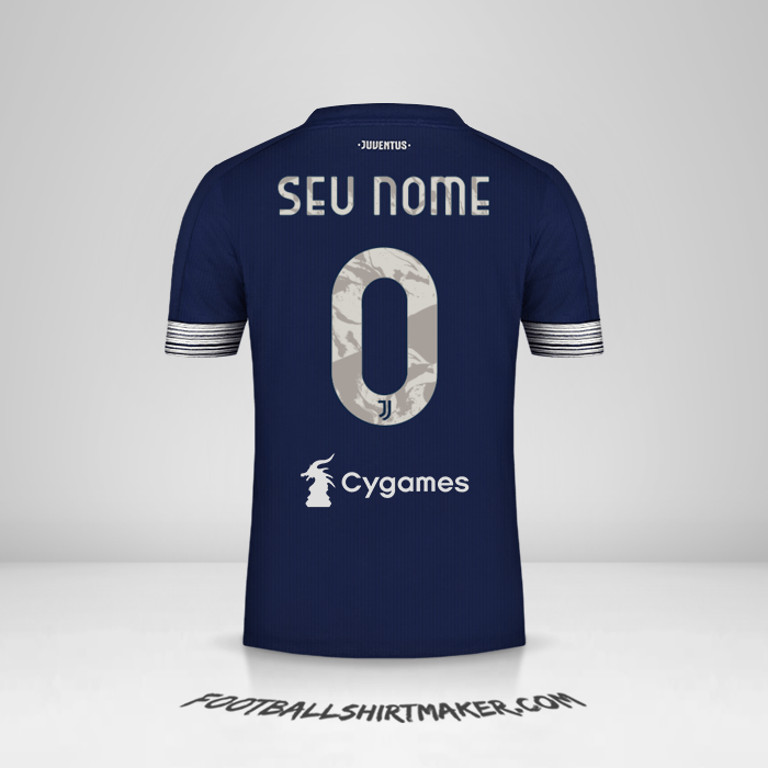 Camisa Juventus FC 2020/21 II -  seu nome - 0