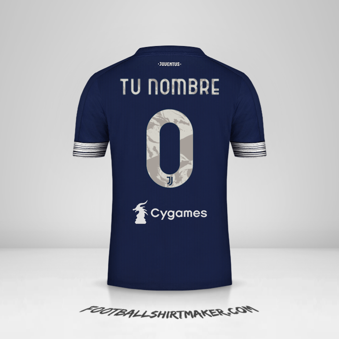 Jersey Juventus FC 2020/21 II número 0 tu nombre