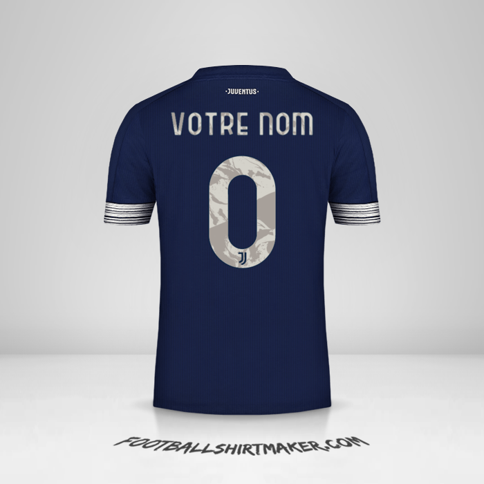 Maillot Juventus FC 2020/21 Cup II -  votre nom - 0