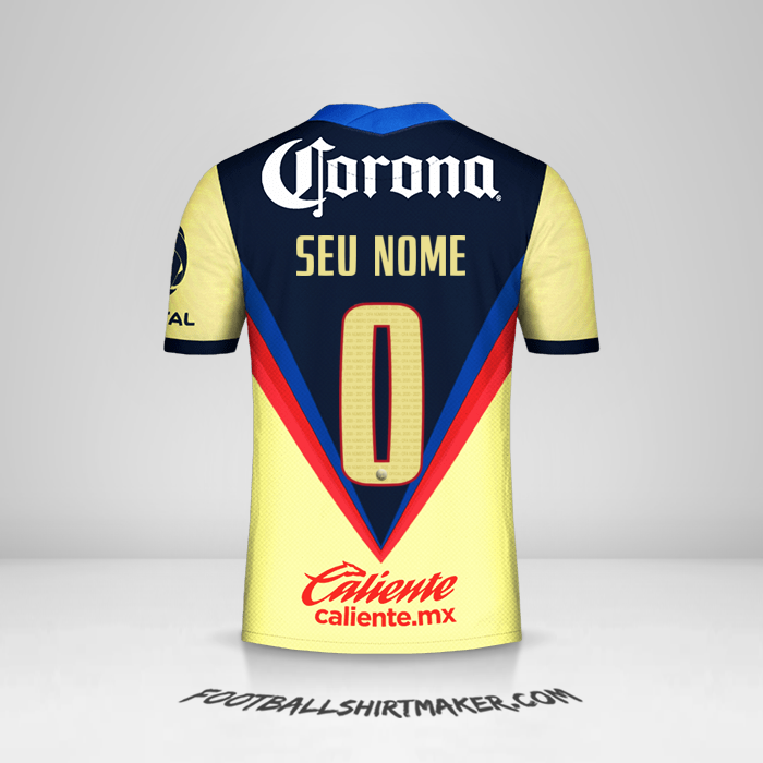 Camisa Club America 2020/21 -  seu nome - 0