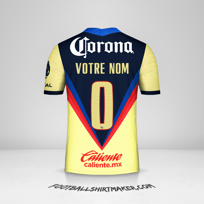 Maillot Club America 2020/21 -  votre nom - 0