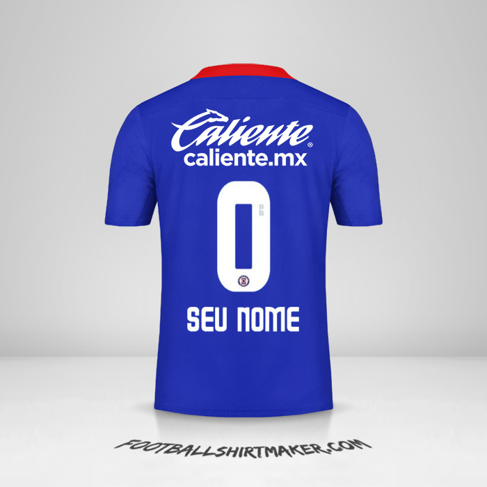 Camisa Cruz Azul 2020/21 -  seu nome - 0