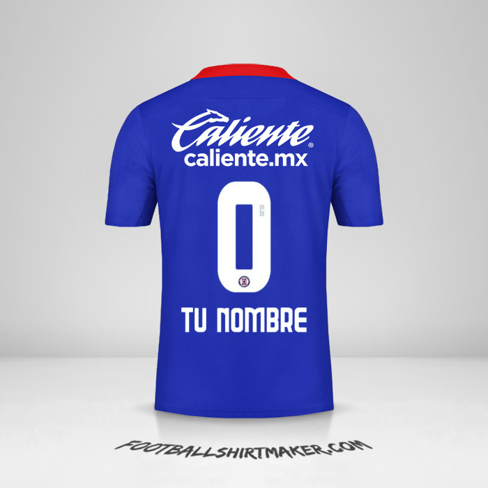 Jersey Cruz Azul 2020/21 -  tu nombre - 0