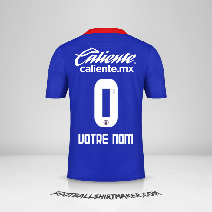 Maillot Cruz Azul 2020/21 -  votre nom - 0