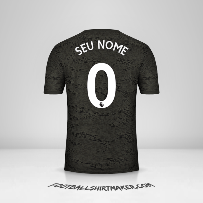 Camisa Manchester United 2020/21 II -  seu nome - 0