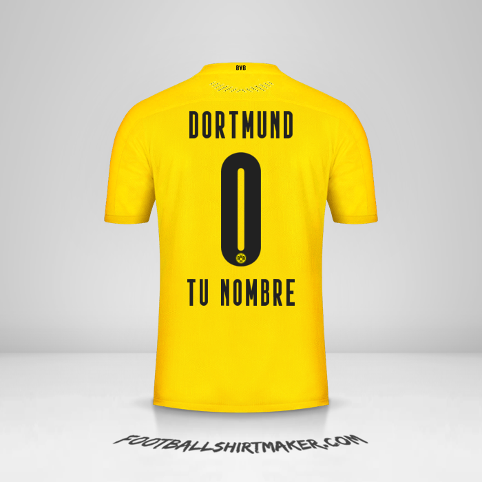 Camiseta Borussia Dortmund 2020/21 -  tu nombre - 0