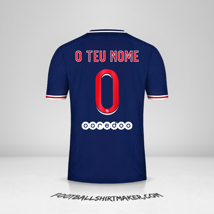 Camisola Paris Saint Germain 2020/21 -  o teu nome - 0