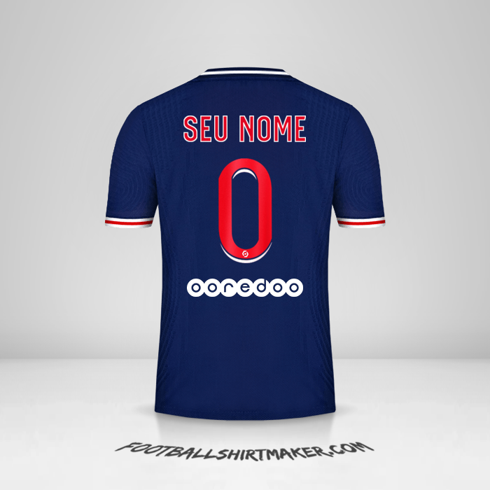 Camisa Paris Saint Germain 2020/21 -  seu nome - 0