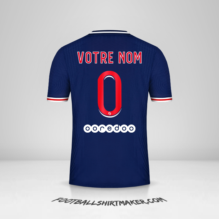 Maillot Paris Saint Germain 2020/21 -  votre nom - 0