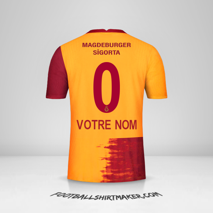 Maillot Galatasaray SK 2020/21 -  votre nom - 0