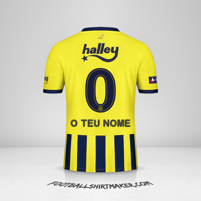 Camisola Fenerbahce SK 2020/21 -  o teu nome - 0