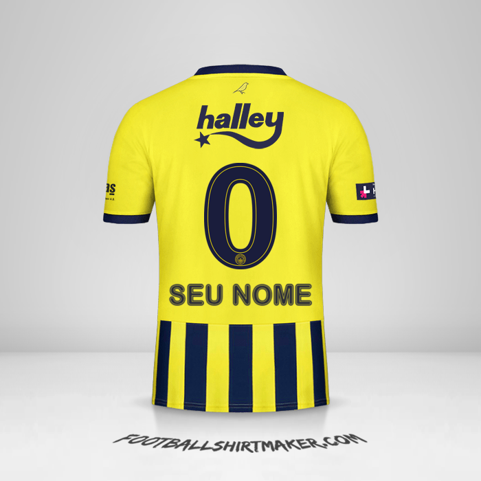 Camisa Fenerbahce SK 2020/21 -  seu nome - 0