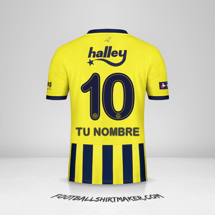 Camiseta Fenerbahce SK 2020/21 número 10 tu nombre