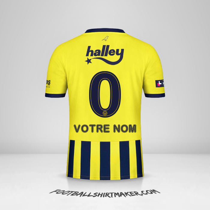 Maillot Fenerbahce SK 2020/21 -  votre nom - 0