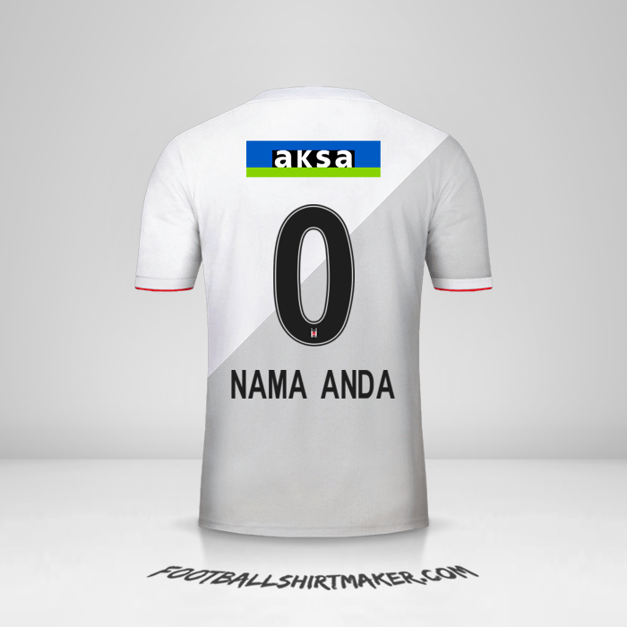 Jersey Besiktas JK 2020/21 -  nama anda - 0