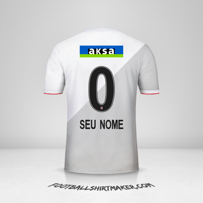 Camisa Besiktas JK 2020/21 -  seu nome - 0