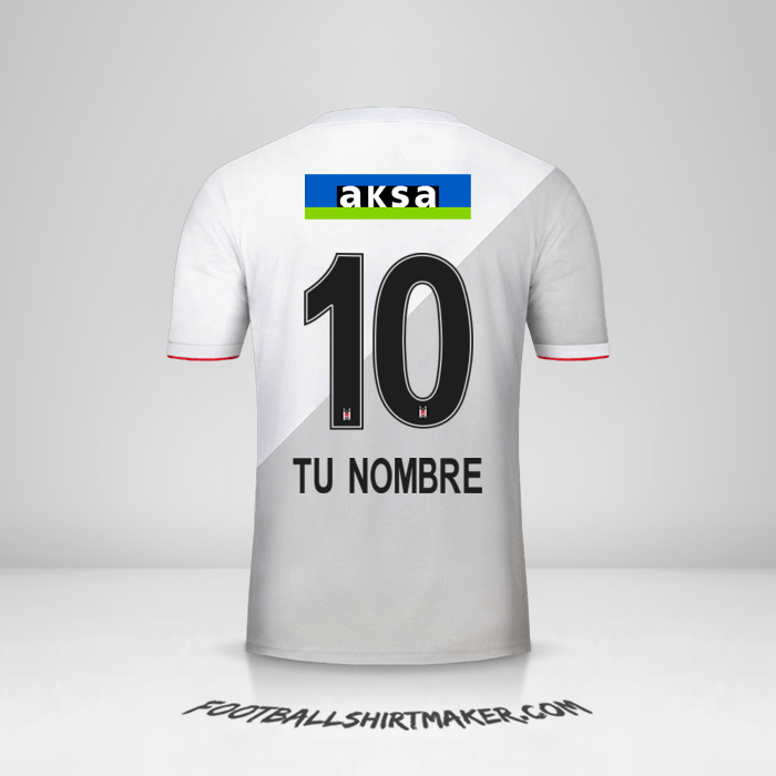 Camiseta Besiktas JK 2020/21 número 10 tu nombre