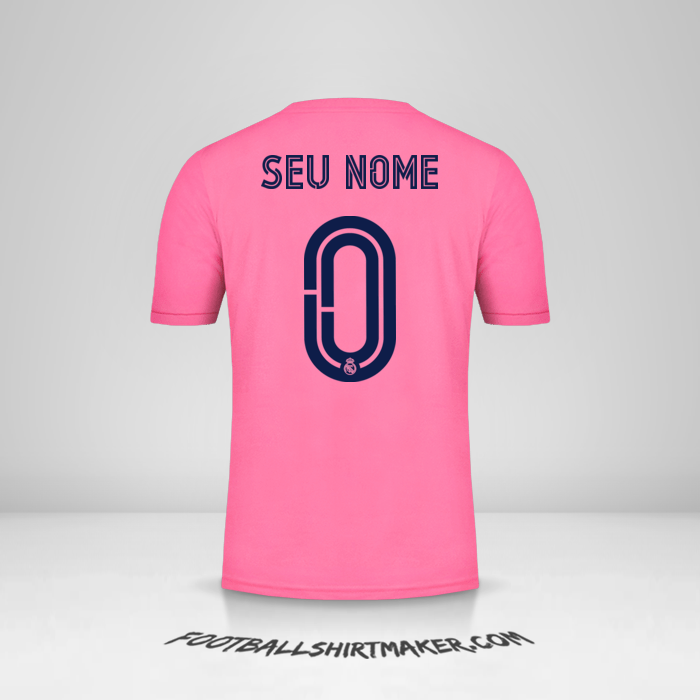 Camisa Real Madrid CF 2020/21 Cup II -  seu nome - 0