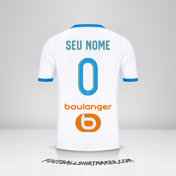 Camisa Olympique de Marseille 2020/21 -  seu nome - 0