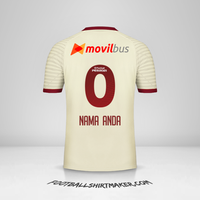 Jersey Universitario 2020 -  nama anda - 0