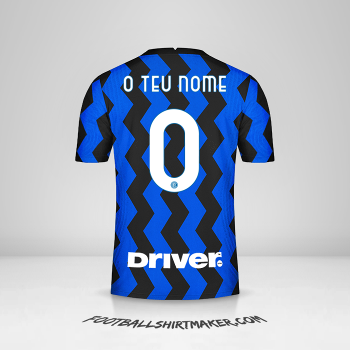 Camisola Inter 2020/21 -  o teu nome - 0