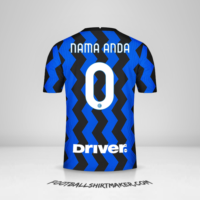 Jersey Inter 2020/21 -  nama anda - 0