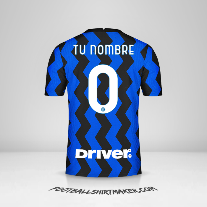 Camiseta Inter 2020/21 -  tu nombre - 0